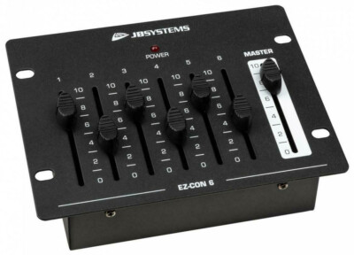 JB Systems EZ-CON 6 Profi 6-Kanal DMX512 Controller Mischpult Lichtsteuerung NEU