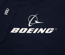 Vintage 1990s Boeing Volunteer Made in USA Large Shirt