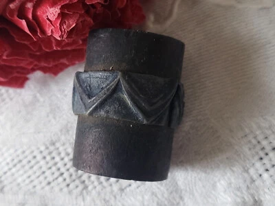 Tampon ancien frise pour rouleau à festonner festonneur  broderie création N°10 - Photo 1/3