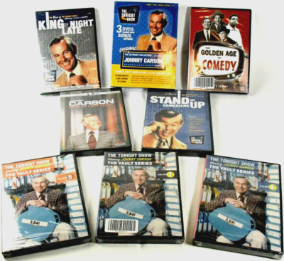Johnny Carson Ultimate Collection-Brand New 8 DVD lot-Vault Series-Original 11ep