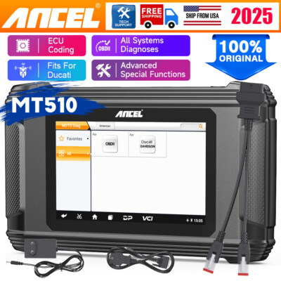 Fit For Ducati Motorcycle OBD2 Scanner Full Systems Code Reader Oil Light Reset