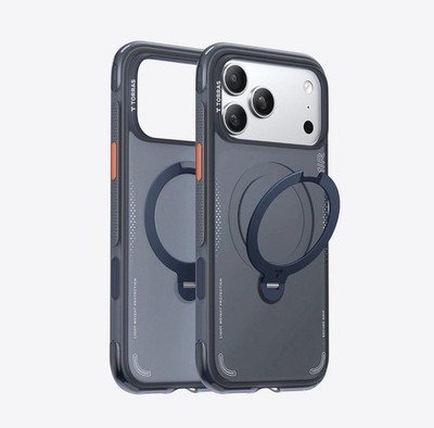 TORRAS Ostand Q3 Air Case for iPhone 17 Pro Max, MagSafe, 360° Stand, Midnight