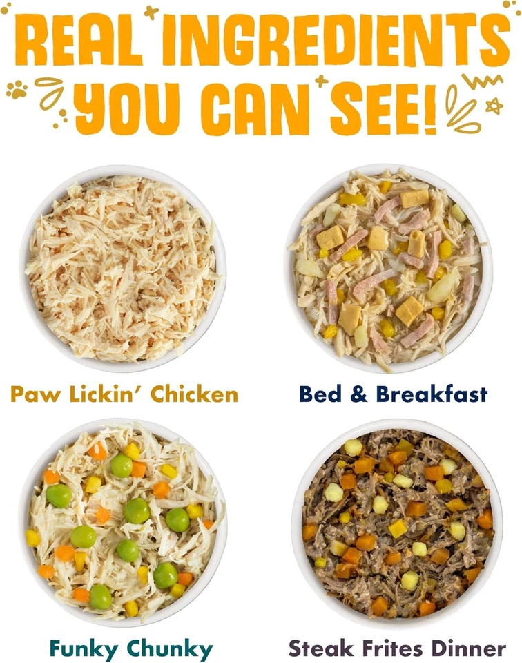 Comida clásica para perros, paquete de variedad, lote Baron's, comida húmeda para perros, latas de 5,5 oz (paquete de 24) Foto 4 de 4