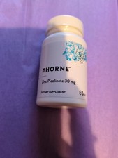 Thorne Research Zinc Picolinate 30mg 60 Caps FREE SHIPPING