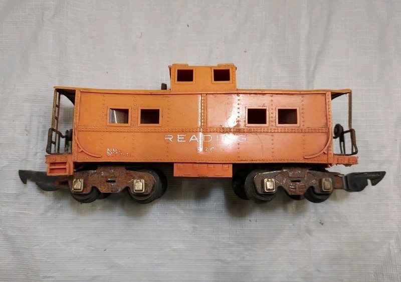 AMERICAN FLYER INTERIOR LIGHT READING CABOOSE No 630 UNTESTED Missing Steps