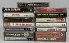 Aretha Franklin  More Cassette Lot Of 15 Tapes Factory Sealed R B Soul Funk B1