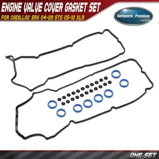 Engine Valve Cover Gasket Set for Cadillac SRX 04-09 STS 05-10 XLR V8 4.4L 4.6L