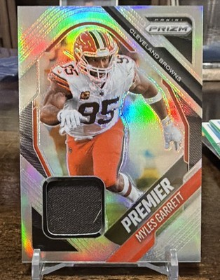 2025 Panini Prizm MYLES GARRETT #PJY-MGT Premier Patch Browns Sack Record