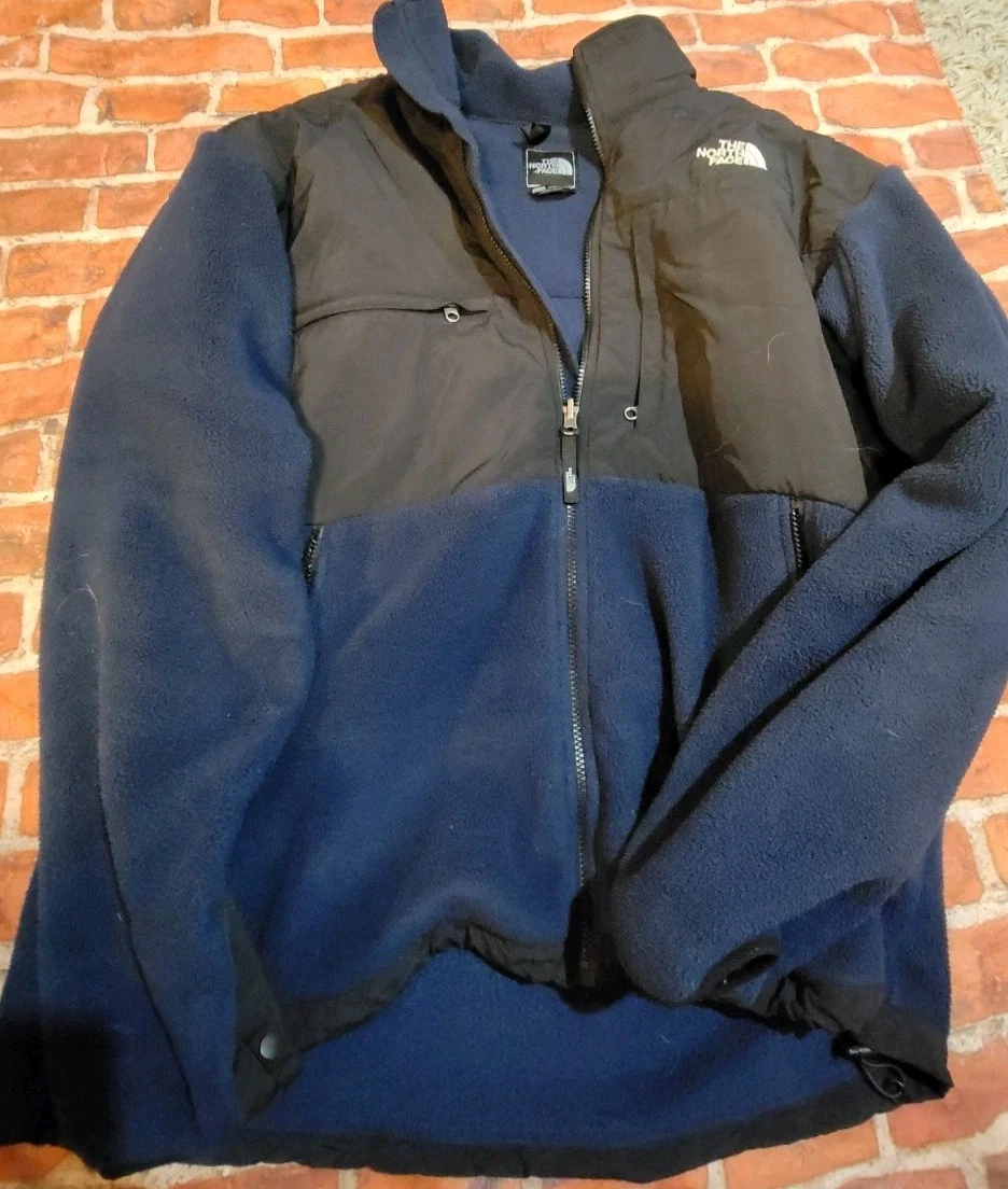 The North Face Mens XL Blue Fleece Jacket Sz XL