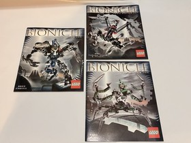LEGO Bionicle 10202 Ultimate Dume 8621 8622 8623 w/ Mask of Power Box Manual
