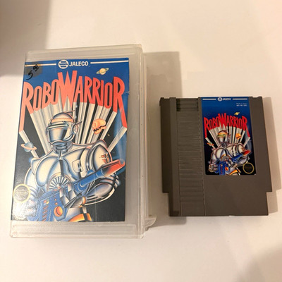 Jaleco RoboWarrior Nintendo NES Game Cartridge w/ Plastic Case