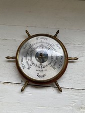 Daymaster - Ships  Wheel Barometer - Retro Vintage Nautical spares or repairs