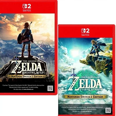 NINTENDO The Legend of Zelda Breath of the Wild+Tears of the Kingdom Switch 2 New Bundle