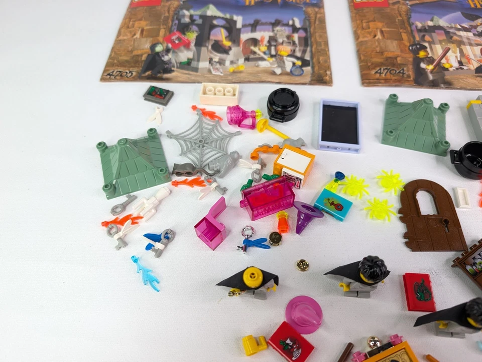 Vintage Lego Harry Potter Mixed Lot #4705 #4704 Chess Queen Minifigure Mirror - Image 4 of 4