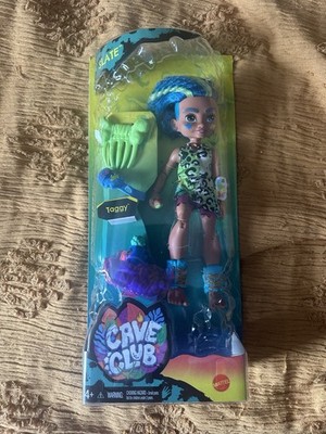 Mattel 2019 Cave Club Prehistoric Kids Slate Doll With Pet Taggy (A12)