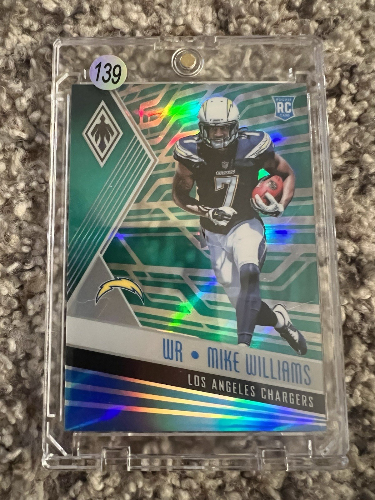 2017 Panini Phoenix Green #122 Mike Williams /25