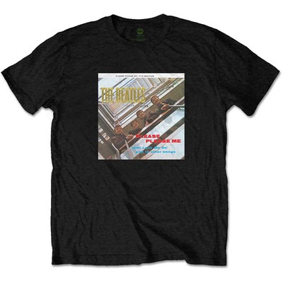 The Beatles Please Please Me Gold Black lizenziert T-Shirt Herren