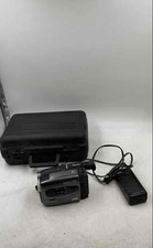 JVC GR-AX910U Black 26X Zoom Compact VHS Camcorder With Carrying Case  Charger