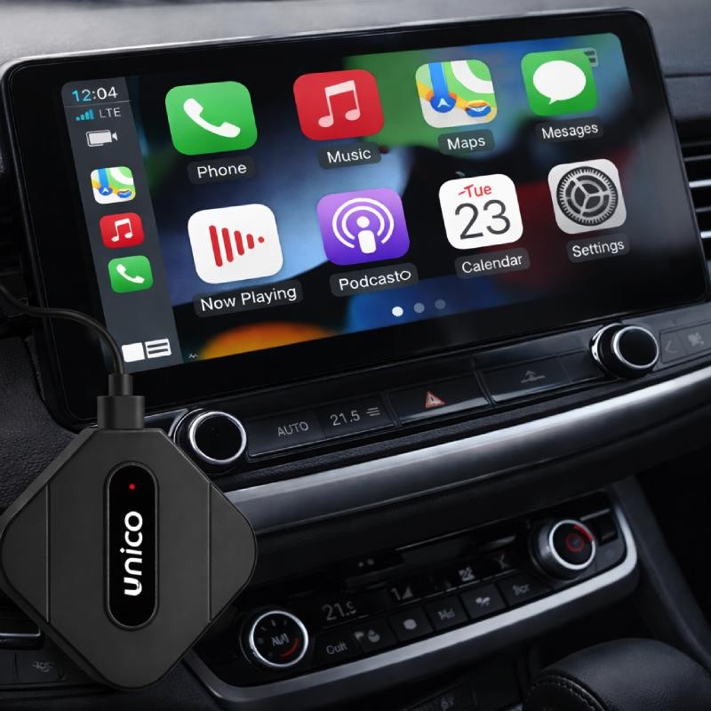 UppyTech - CarPlay Android Auto Vb2820 da Cavo a Wireless Senza Fili 5.8ghz - Miniatura 2