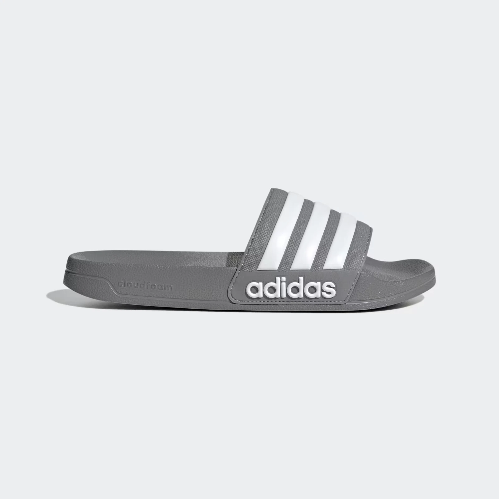 Adidas Adilette Pool / Shower Slides Men’s Gray GY1891 Cloudfoam Sandals New