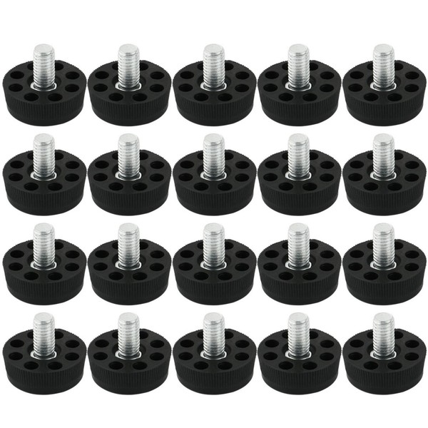 20Stk M8X10Mm MöBelfüßE Verstellschraube Einstellbare NivellierfüßE Stellfuß-image