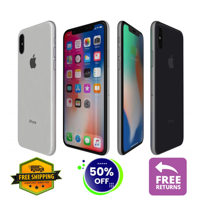 #ad #ad Apple iPhone X 64GB 256GB Unlocked Tmobile Space Gray Silver Fair Condition $180.00