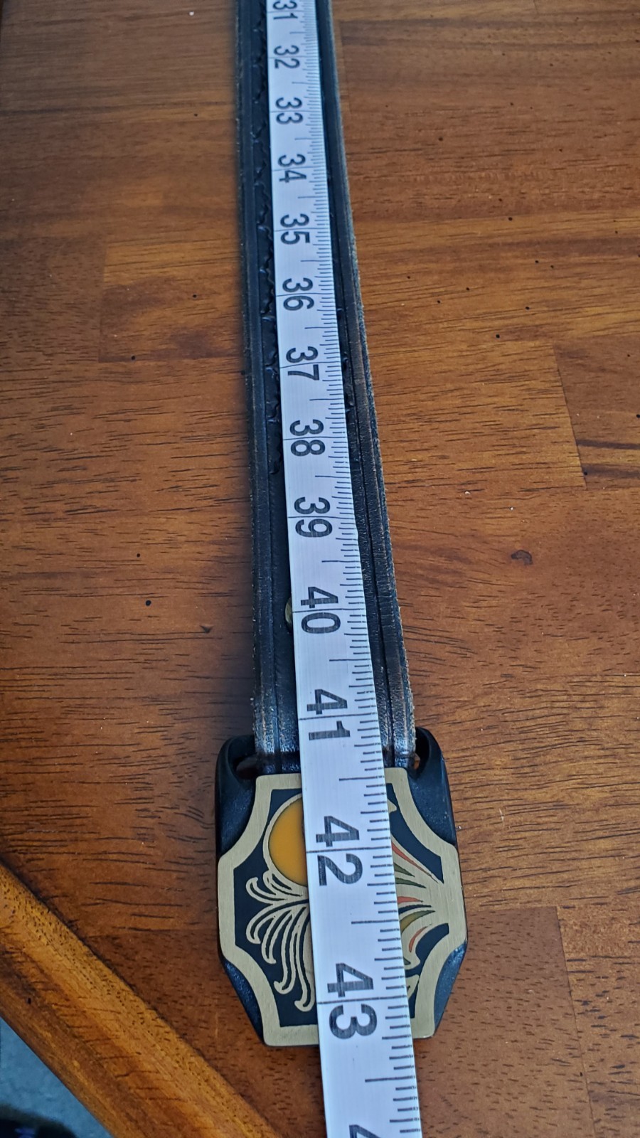 1979 Tech Ether Guild "Lilly" Solid Brass Belt Bu… - image 7