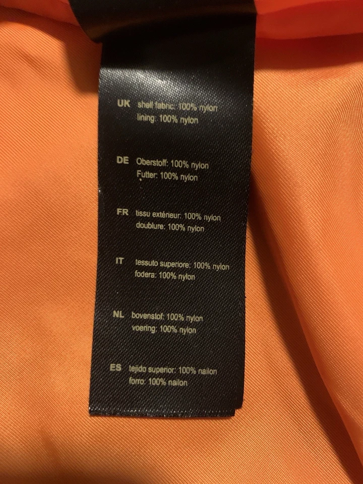 Chaqueta de bombardero de vuelo Breitling x Alpha Industries Red Bull Air Race “MB 11” RARA Foto 4 de 4