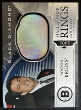 2019-20 Upper Deck Black Diamond Cam Neely HR-CN Hall of Fame Rings