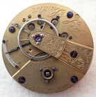 ANTIQUE 18s WALTHAM PS BARTLETT MODEL 1857 KEY WIND POCKET WATCH MOVEMENT