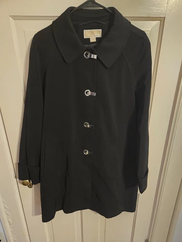 Michael Kors Trench Cappotto con Chiusura Cromata Taglia Donna Media