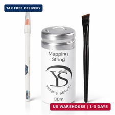 YSEN'S Brow Mapping String Kit - Eyebrow Mapping Kit with 100 Ft Bottles 30m Map