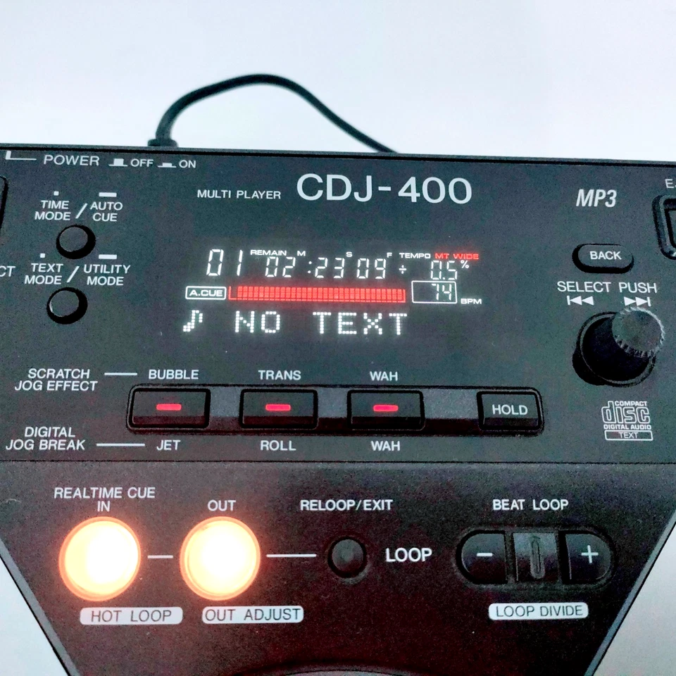 Pioneer CDJ-400 Digital Multi Player 000395JP With Transformer In-stock - Image 2 of 4