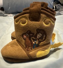 Toy Story 4 Woody And Bullseye Plush Kids/ Toddlers Cowboy Boots Size 5/6