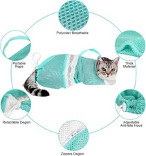    Cat Bathing Bag  Puppy Shower Sack   Adjustable, Anti-Scratch Pet Grooming