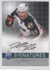2008-09 Upper Deck Be a Player Signatures Nick Schultz #S-NS Auto 0a1