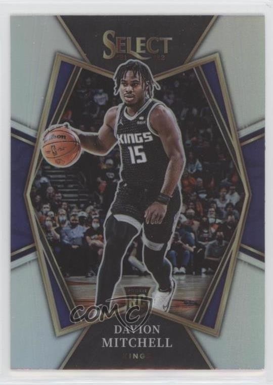 2021-22 Panini Select Premier Level Silver Prizm Davion Mitchell #118 02v3
