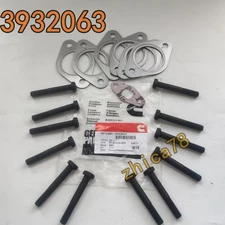 Fits Cummins 6c 6CT 8.3L Exhaust Manifold Gasket Set with Bolts 3932063/3929012