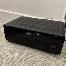 YAMAHA NATURAL SOUND AV RECEIVER RX-V575 AIRPLAY 5 HDMI MHL WORKS NO REMOTE