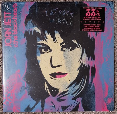 JOAN JETT - I LOVE ROCK N ROLL 2 LP VINYL RECORDS NEW SEALED LIVE NEW YORK 1981