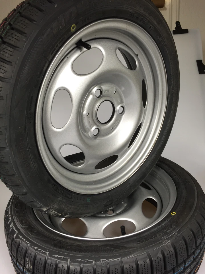 Winterräder Smart FORTWO 451 155/60-175/55R15 Hankook Winterreifen FABRIKNEU - Bild 2 von 4