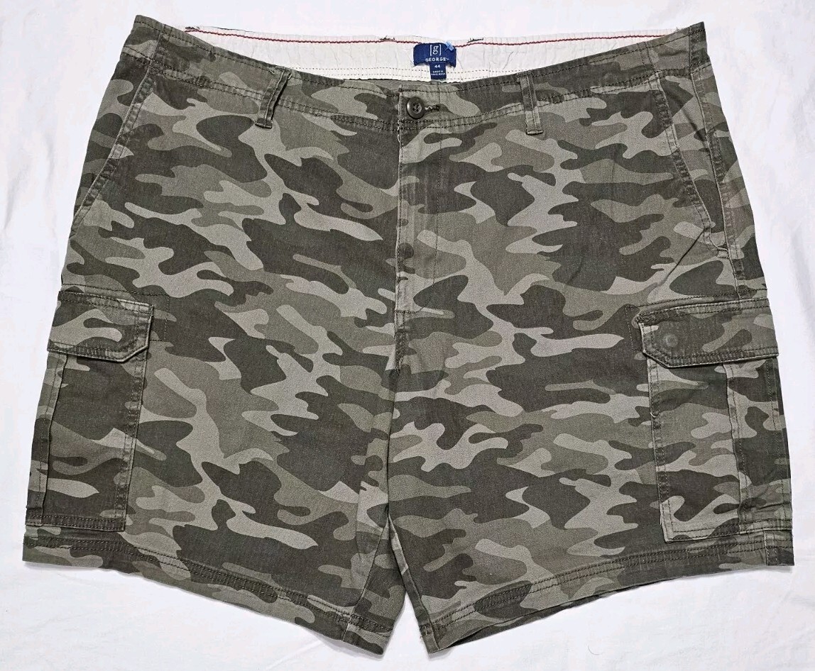 Men's George Camo Cargo Shorts Size 44 *Excellent*
