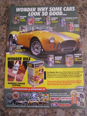 WUNDERWACHS SPIEGEL FINISH SYSTEM AUSWAHL WERBUNG CA. A4 FEILE 20
