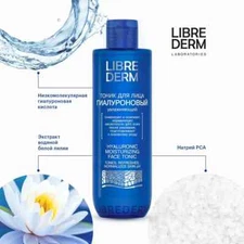 Librederm Hyaluronic moisturizing face tonic 200ml tones, refreshes, normalizes