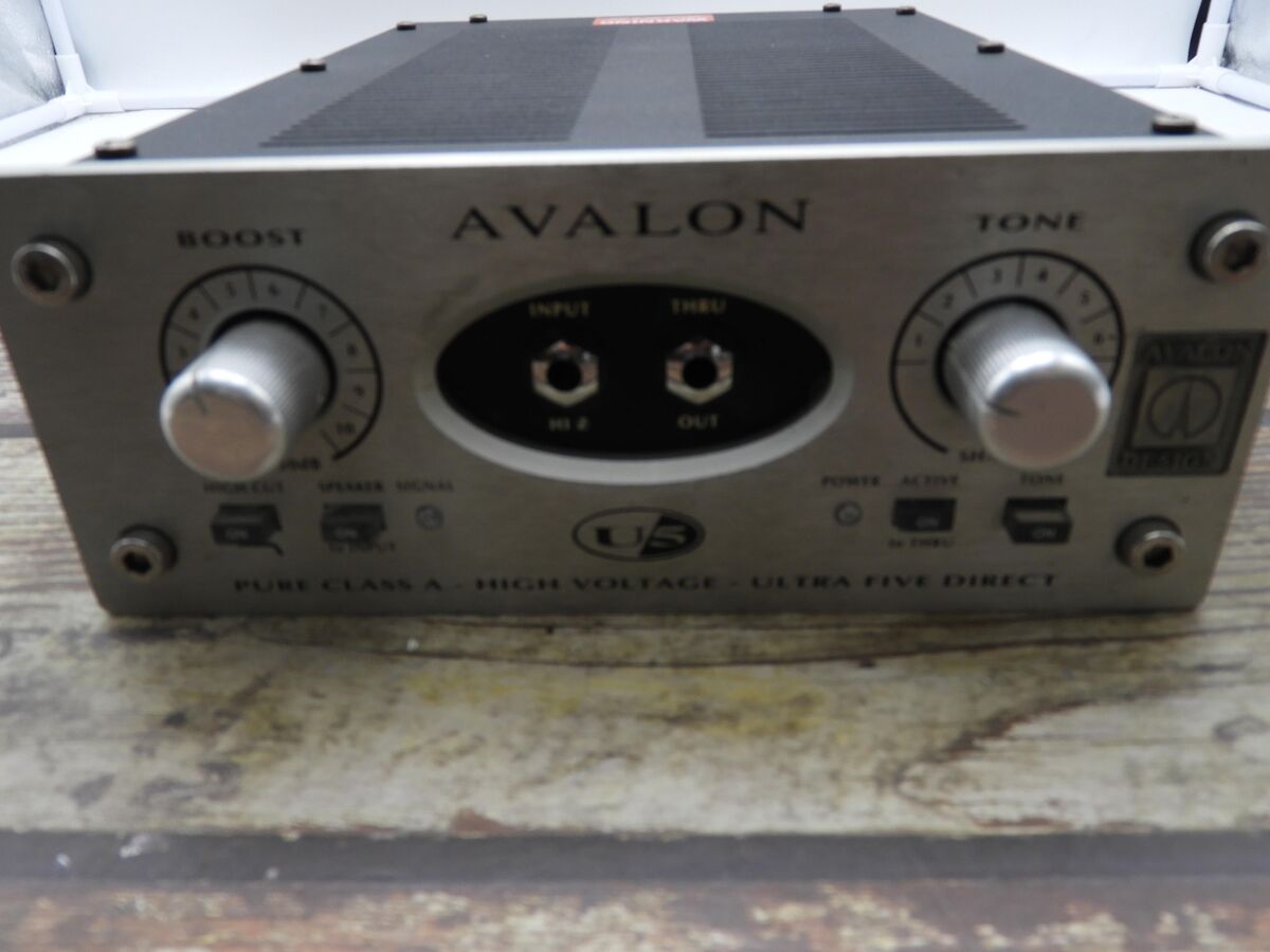 AVALON DESIGN U5 High Voltage DI Preamp Direct Box Silver from japan