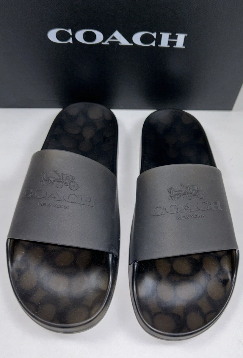 Clear black slides sale