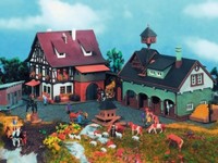 Vollmer N Gauge Bausatz 47714 Hof Stall Und Weinhaus 1:160
