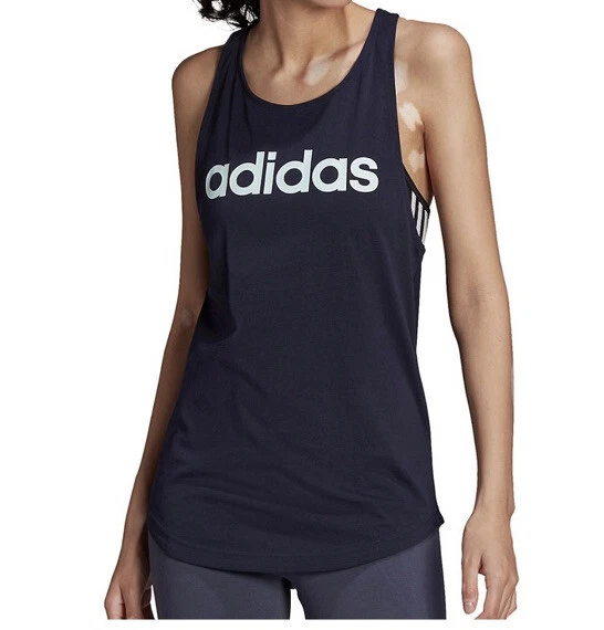Adidas women's essentials hotsell linear loose tank top