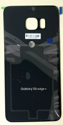 Samsung Galaxy S6 Edge+ G925 Back Glass Cover Battery Door Blue Housing Oem