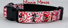 Mouse dog collar handmade adjustable buckle 5/8" wide or leash